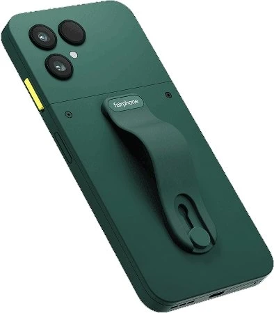 Dėklas „Fairphone Gen. 6“ pirštų kilpos ausinės, žalios spalvos