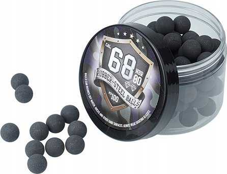 Gumos ir metalo rutuliai Guard Power cal. 68-100 vnt.
