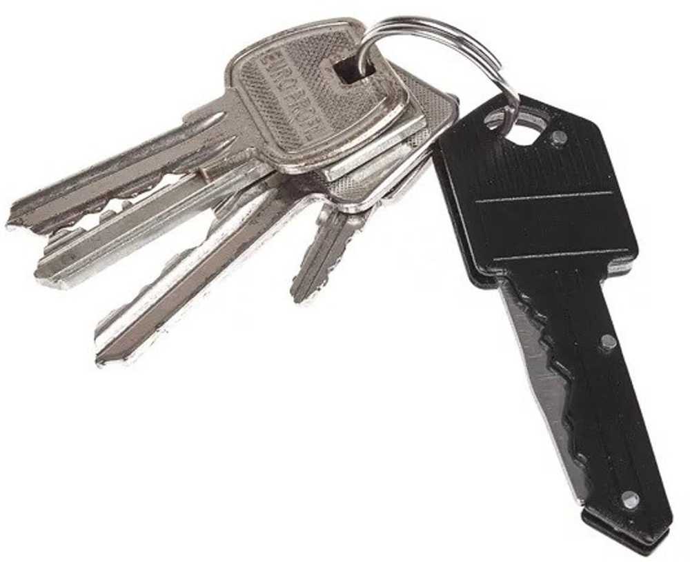 Peilis GUARD KEY KNIFE key folding peilis Juodas (YC-006-BL)