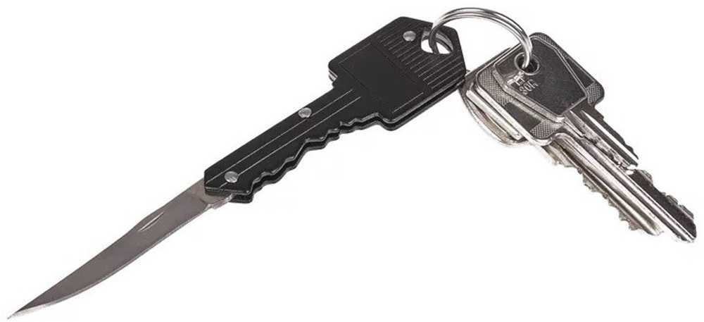 Peilis GUARD KEY KNIFE key folding peilis Juodas (YC-006-BL)