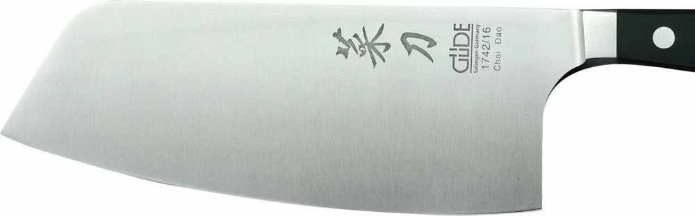 Gude Virtuvinis peilis Güde Alpha Chai Dao POM juoda 16 cm 1742/16