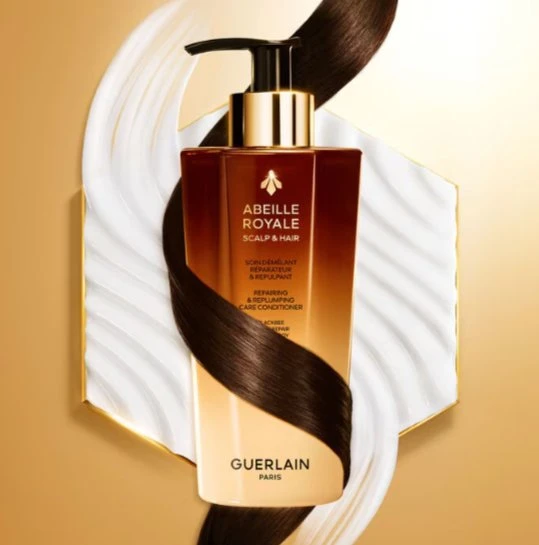 Guerlain Abeille Royale Scalp y Hair Acondicionador Reparador y Voluminizador, 290 ml
