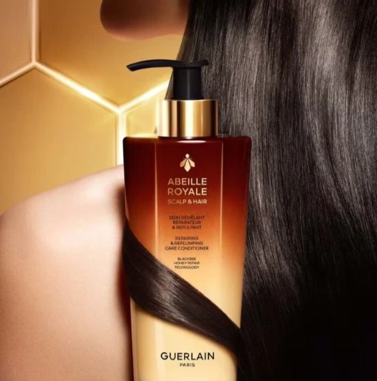 Guerlain Abeille Royale Scalp y Hair Acondicionador Reparador y Voluminizador, 290 ml
