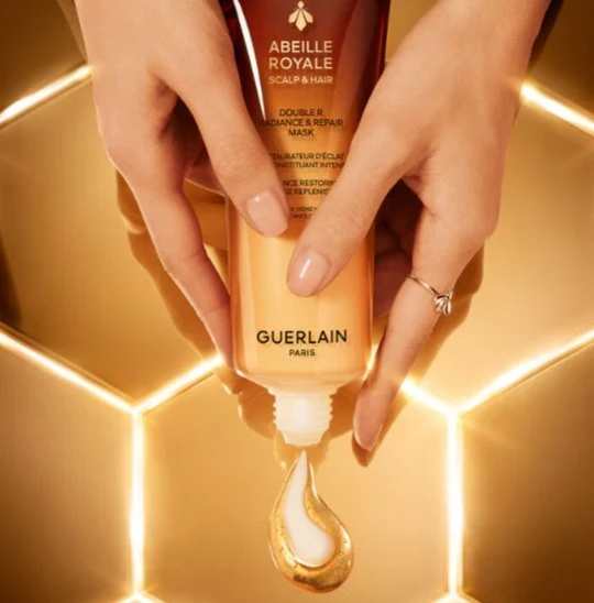 Guerlain Abeille Royale Scalp y Hair Mascarilla Iluminadora y Reparadora, 200 ml