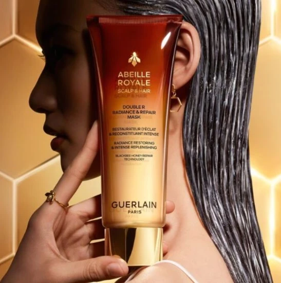 Guerlain Abeille Royale Scalp y Hair Mascarilla Iluminadora y Reparadora, 200 ml