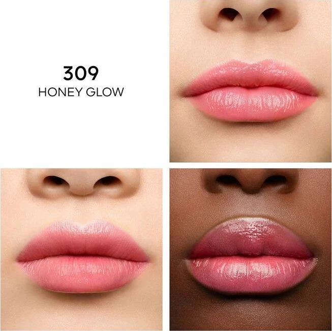 Guerlain Kiss Kiss Bee Glow lūpų balzamas, spalva - 309 Honey Glow
