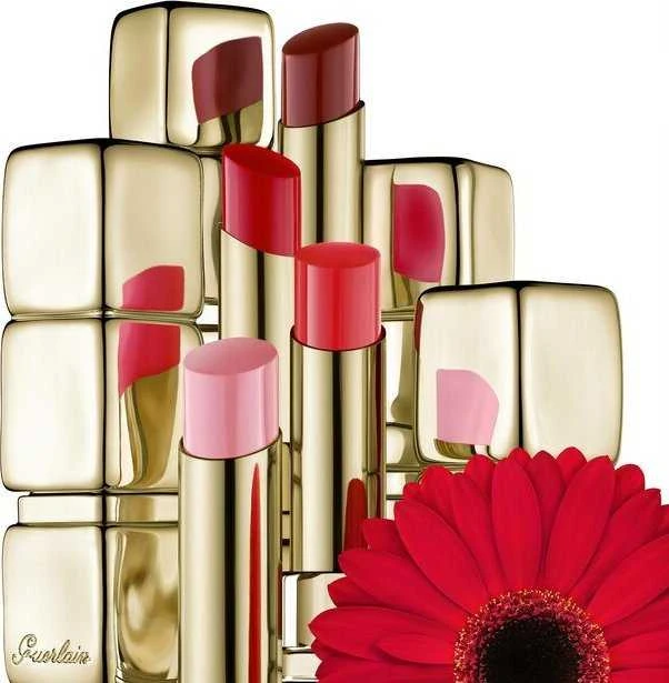 Guerlain Kiss Kiss Shine Bloom lūpų dažai, spalva - 775 Poppy Kiss