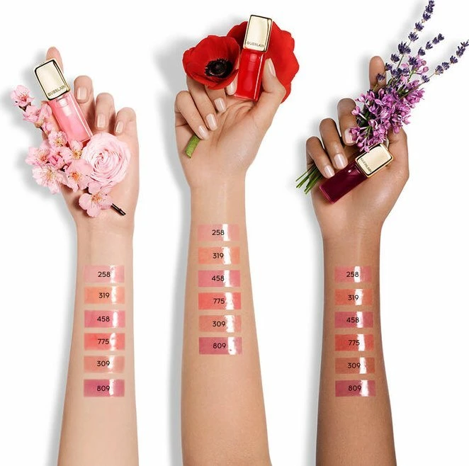 Guerlain Guer Kisskiss Satin lūpų dažai