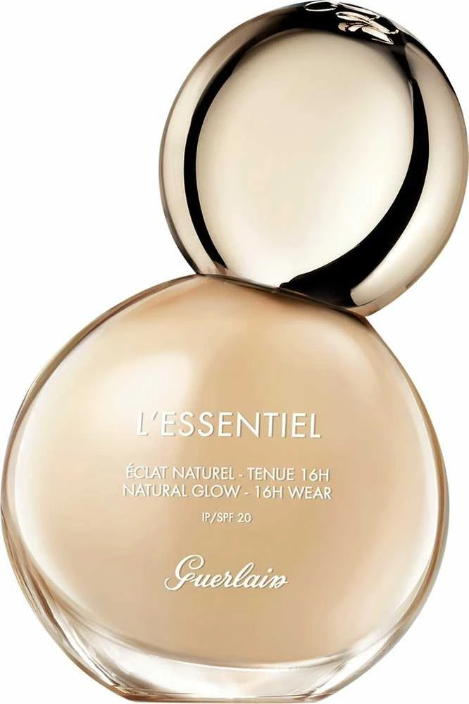 „Guerlain L'Essentiel Natural Glow Hydrating“ skystas makiažo pagrindas „00W Porcelain Warm SPF 20“, 30 ml