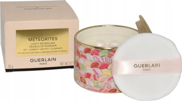 Pudros rutuliukai Guerlain GUERLAIN Météorites Light Revealing Pearls of Powder, atspalvis: 01 Pearly White / Blanc de Perle, 20 g