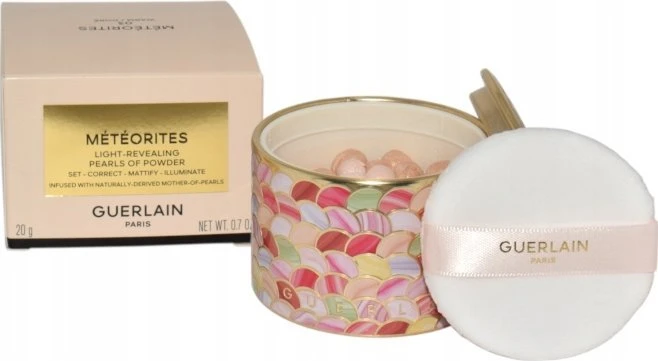 Pudros rutuliukai Guerlain GUERLAIN Météorites Light Revealing Pearls of Powder, atspalvis: 03- Warm / Doré, 20 g