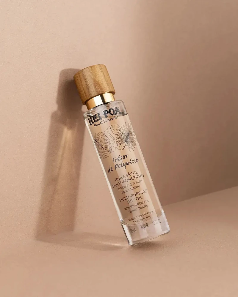 Hei Poa Tresor De Polynesie Monoi aliejus maitinantis sausas kūno aliejus, 50 ml