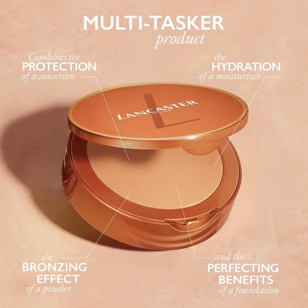 Lancaster Infinite Bronze Sunlight Compact kreminė pudra SPF 50 bronzantai, 9 g
