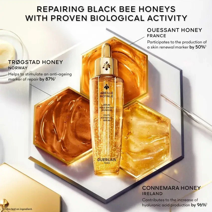 Guerlain Abeille Royale Oil-Vanduo-Youth Serum veido serumas, 15 ml