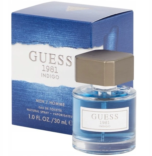 Guess 1981 Indigo For Men EDT tualetinis vanduo vyrams, 30 ml
