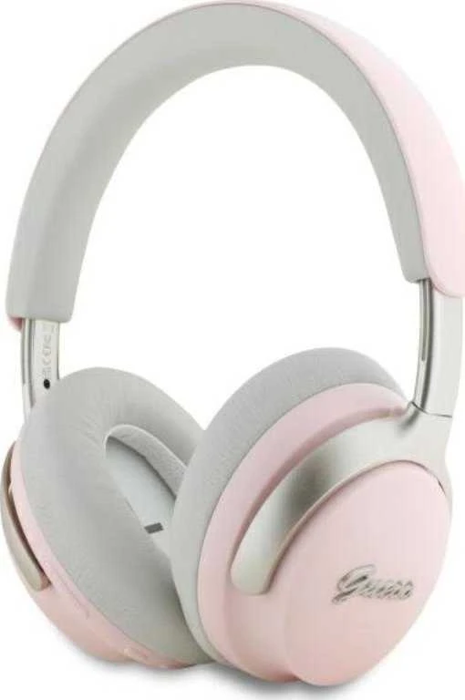 Guess Bluetooth ausinės ANC/ENC GUBHC22PSBCSMP rožinės spalvos DB Metal Script Logo