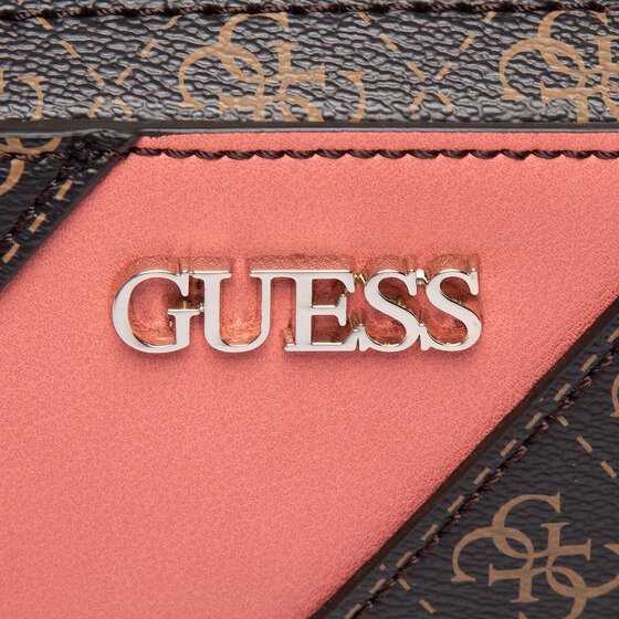 Guess, Camy, tekstilinė juosmens rankinė, 4G logotipas, koralų/rudos spalvos, moterims