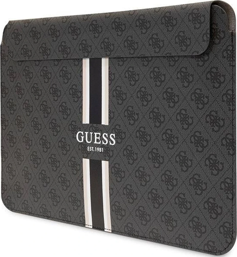 Guess rankovė GUCS16P4RPSK 16 colių juoda rankovė 4G juostelės
