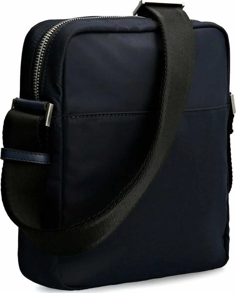Guess, Certosa, Tekstilinė rankinė per petį, Mėlyna, HMECRNP2258BLU, 22,5 x 23 x 6 cm, Vyrams