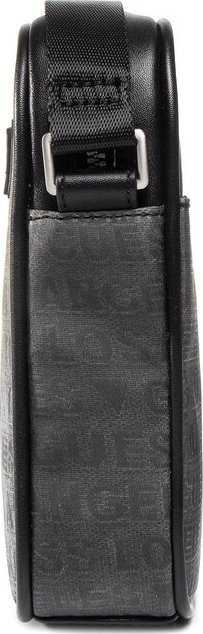 Guess, Dan, Dokumentų dėklas, Tekstilinis krepšys per petį, Juodas, HMDLJCP0317, Vyrams