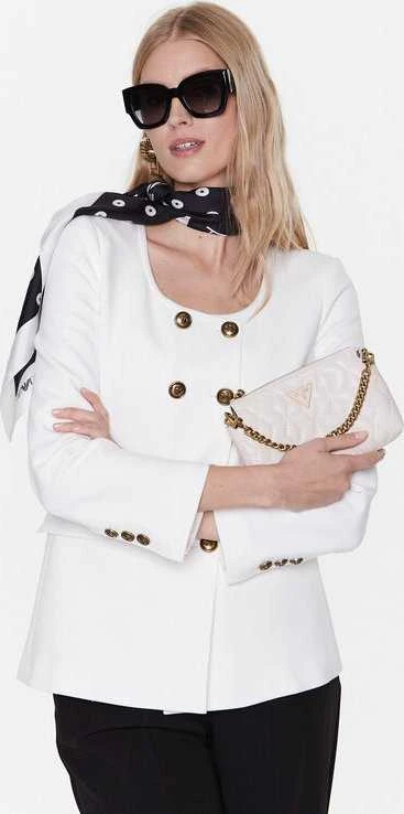 Guess, Elena, Mini, Tekstilinė Rankinė Per Petį, Mėlyna, QB867772, Moterims