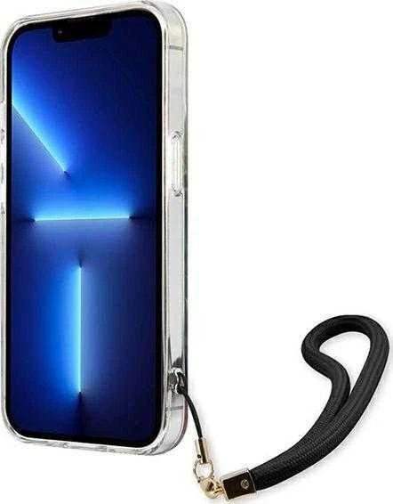 Guess GUHCP13SHFLSB Apple iPhone 13 mini 5,4" mėlynas kietas dėklas su gėlių raštu