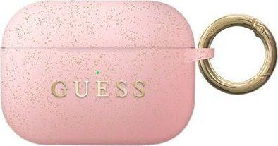 Guess Guacapsilgllp apsauginis dėklas, skirtas AirPods Pro, rožinis