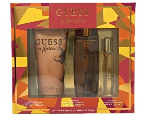 GUESS Guess by Marciano EDP rinkinys moterims (EDP 100 ml + Losjonas kūnui 200 ml + EDP 15 ml)