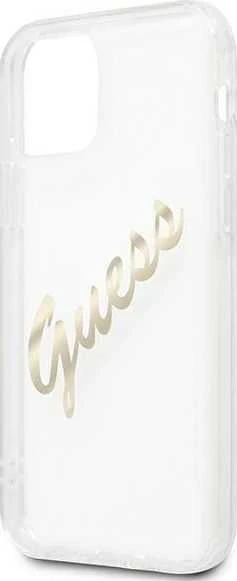 Dėklas GUESS GUHCP12LKTRSVGO HARDCASE VINTAGE SCRIPT IPHONE 12 PRO MAX GOLD
