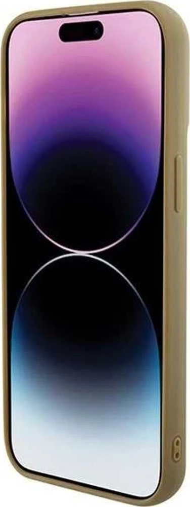 GUESS GUHCP15XPMSDGSD IPHONE 15 PRO MAX 6.7" AUKSINIS/AUKSINIS KIETAS DĖKLAS DISCO METAL SCRIPT