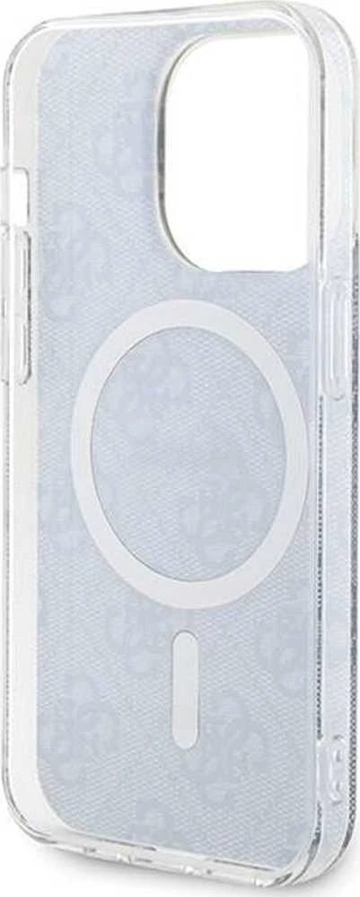 Guess GUHMP15LH4STB Apple iPhone 15 Pro 6.1″ mėlynas kietas dėklas IML 4G MagSafe