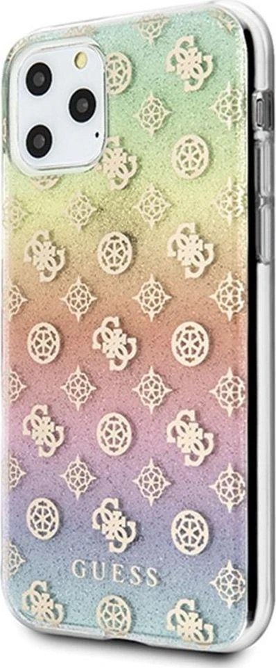 Apple iPhone 11 Pro Guess Multicolor Dėklas Iridescent 4G Peony (GUHCN58PEOML) įvairiaspalvis