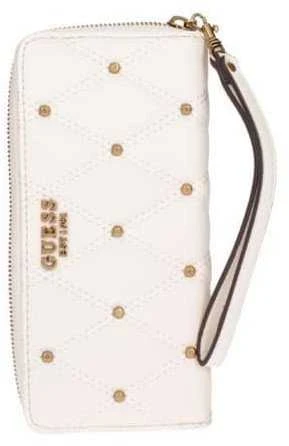 Guess, Guess, Tekstilinė piniginė, SLG su dideliu užtrauktuku, SWQS8553460, Dramblio kaulo spalvos, Moterims