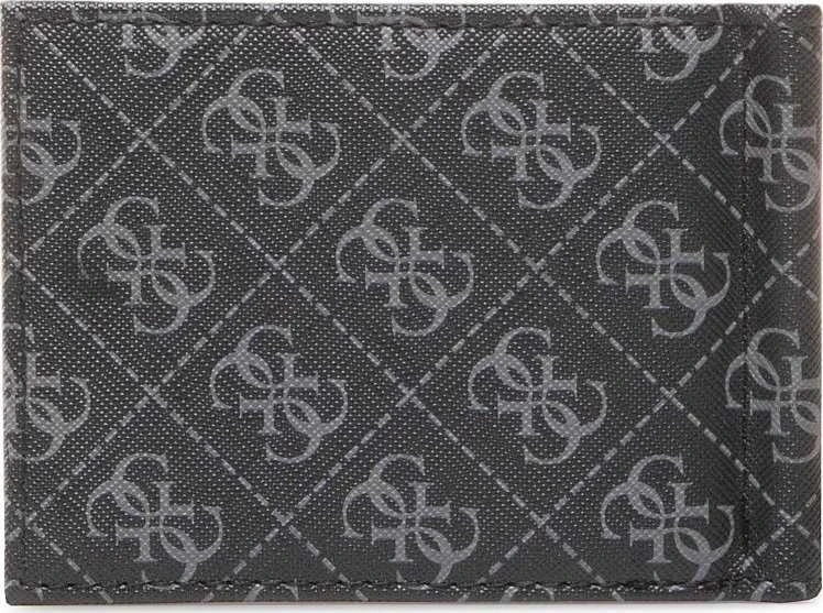 Guess, Vezzola, Tekstilinė piniginė, Monetų dėklas, SMVEZZPOL23, Juodas, Vyrams