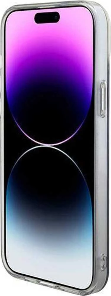 Guess GUHMP15SHITSK Apple iPhone 15 / 14 / 13 6.1″ rainbow kietas dėklas IML Iridescent MagSafe
