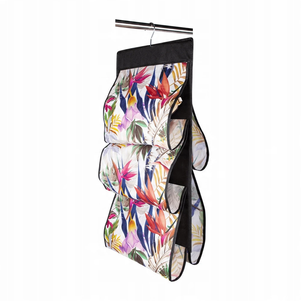 ORDINETT Organizators iekarināms 5 rokassomām Floral Beauty