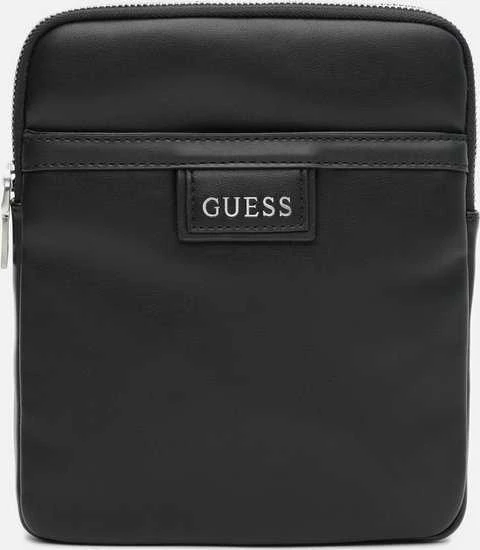 Guess, Krepšys, Textile Crossbody Bag, Juodas, 19 x 23 x 2 cm, For Men