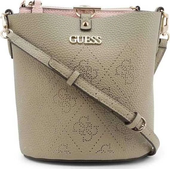 Guess, Amara, poliesterio, tekstilinė rankinė, 4G logotipas, Žalias, HWSG8493010, 22 x 20,5 x 14 cm