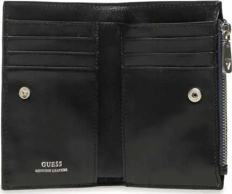 Guess, Vezzola, Textile Wallet, SMEVZLLEA78, Juodas, For Men