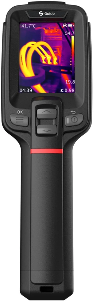 „Guide“ termovizijos kamera „GuideIR“, 256x192, nuo -20 °C iki 550 °C, FOV 25°, LCD 2,4'', lazeris, 2 MP, 16 GB atmintis, „Wi-Fi“, 11 val. baterija, E2+