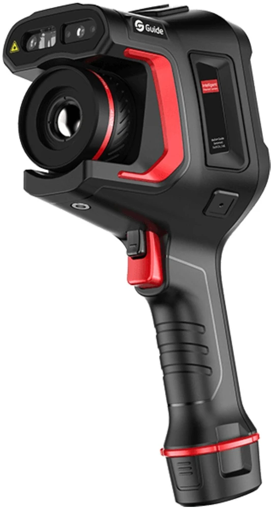 Guide Termovizijos kamera GuideIR, 384x288 IR, 30Hz, FOV 25x19, 4,3'' jutiklinis LCD, lazeris, 64GB, Wi-Fi, Bluetooth, 8MP, 5h baterija, H3+