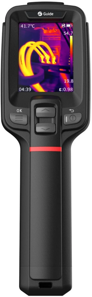 Termovizijos kamera GuideIR USB-C, 120x90px IR, nuo -20C iki 550C, FOV 5038, LCD 2,4'', lazeris, 2MP, E1+
