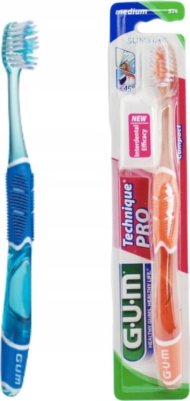 "Sunstar Gum Medium Technique Pro" dantų šepetėlis Compact