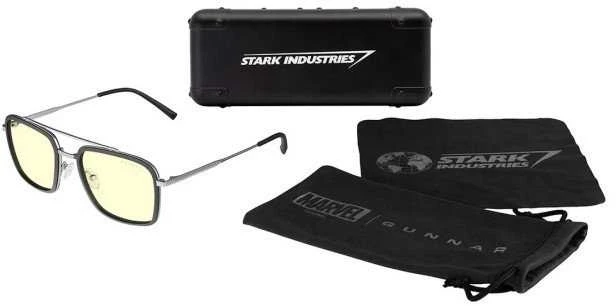 Gunnar Stark Industries kompiuterio akiniai su dėklu