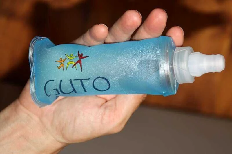 Gertuvė Guto Sulankstomas buteliukas mėlynas 500 ml