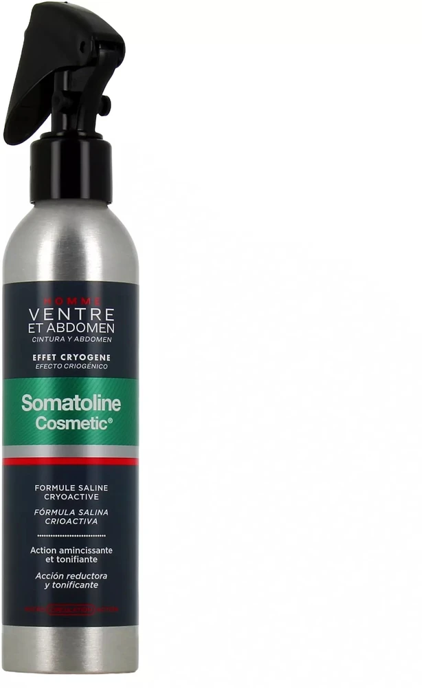 Somatoline Cosmetic Somatoline Man Belly and Abdomen Cryogenic Effect Purškiklis modeliuojantis kūno purškiklis vyrams, 200 ml