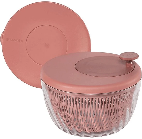 Guzzini Salad Spinner Spin&Store, Mauve red (170900272)