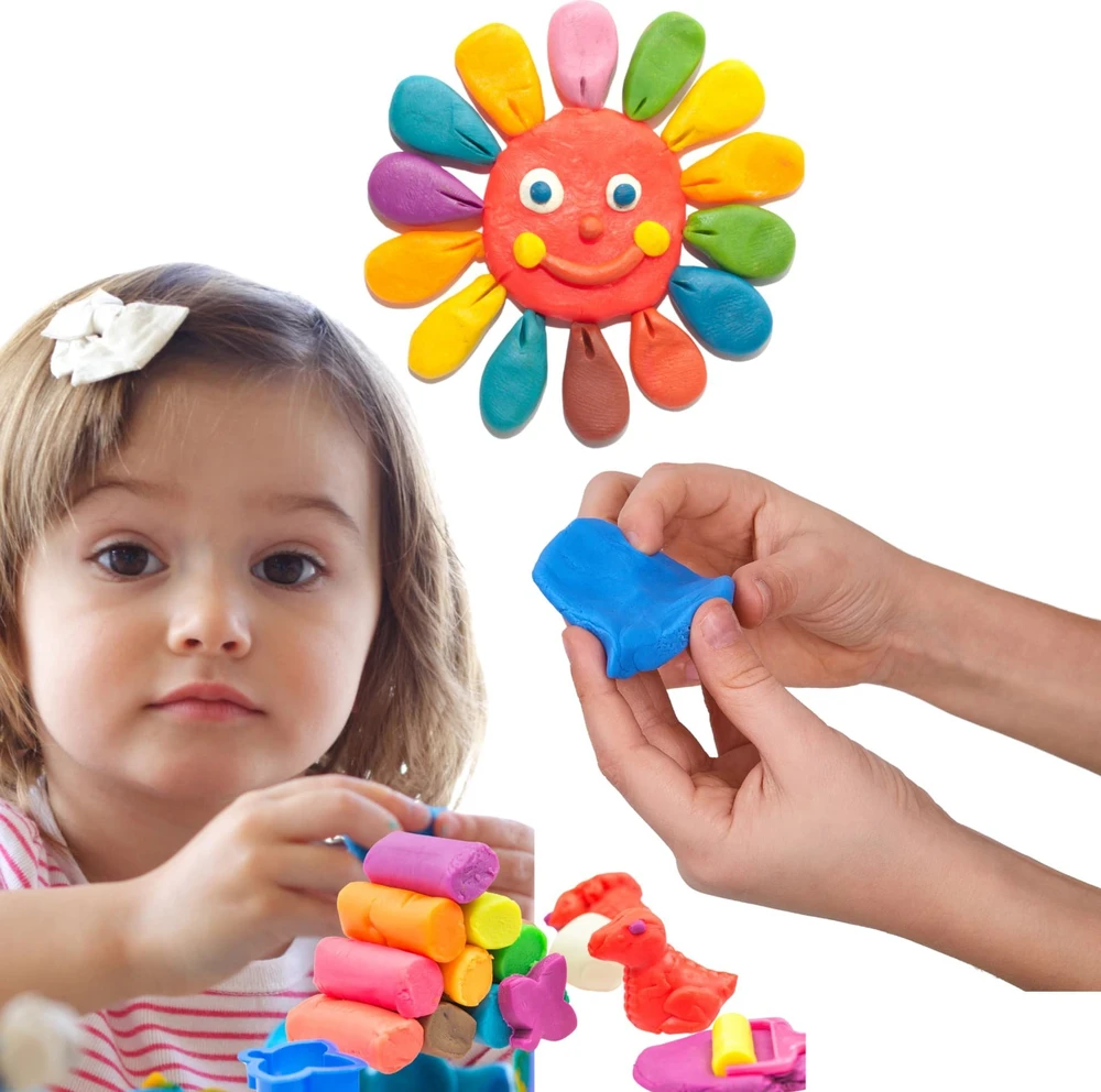 Gyvūnų kūrimo rinkinys Plastilino tešlos plastilino formos