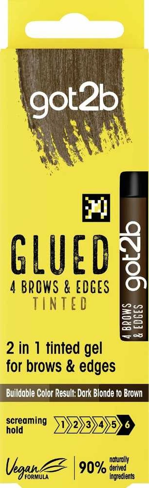 Schwarzkopf Got2B Glued 4 Brows & Edges rudi atspalviai, 16 ml