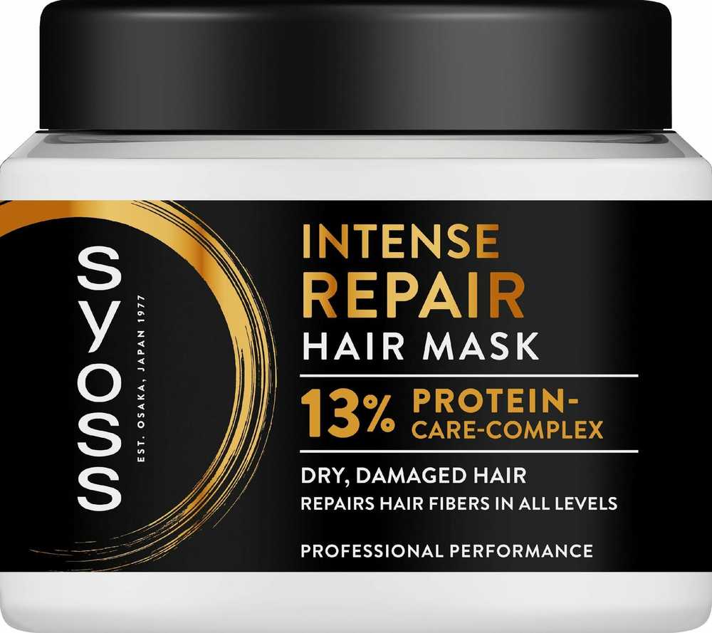 SYOSS Intense Repair Kaukė sausiems ir pažeistiems plaukams 400 ml